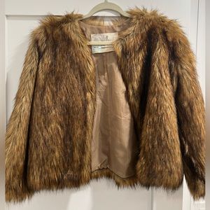 Faux fur Kimchi Blue Jacket in a size Medium